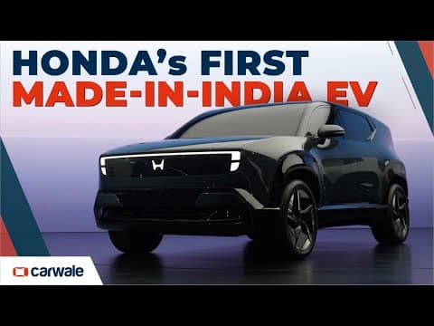 Honda First MADE-IN-INDIA EV | 0 Alpha Concept Walkaround | CarWale