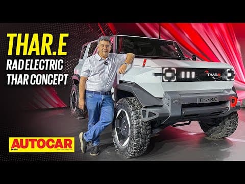Mahindra Thar.e concept walkaround / first look