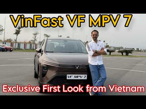 VinFast VF MPV 7 / Limo Green first look