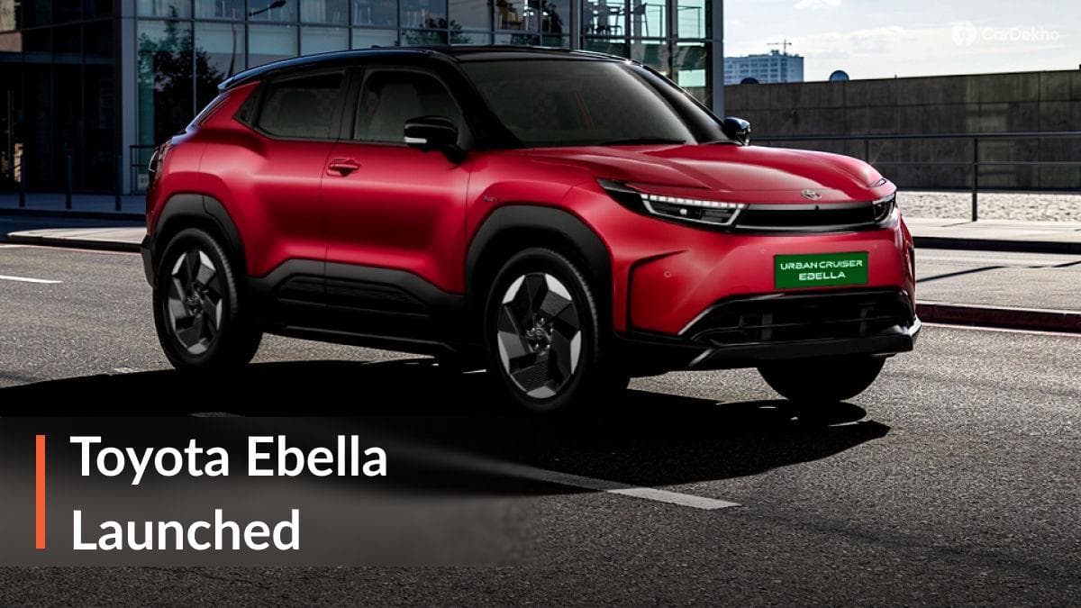 2026 Toyota Urban Cruiser Ebella launched — top-spec priced at Rs 23.60 lakh